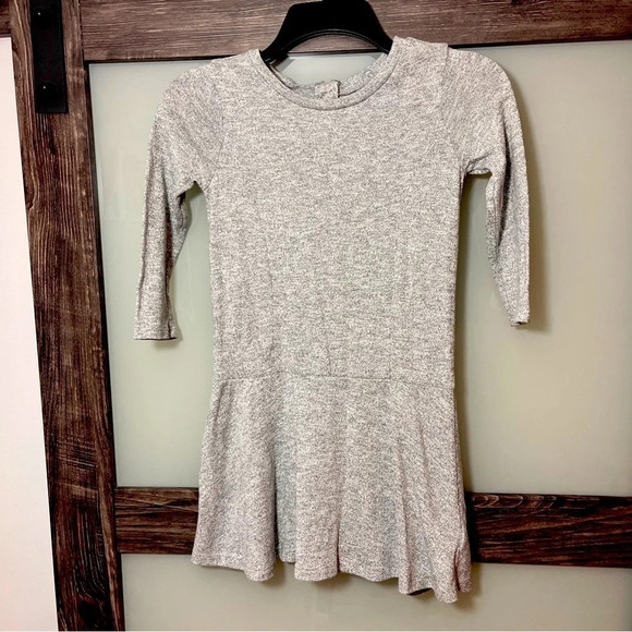 Gap Kids Girls’ Knit Heather Gray Drop Waist Dress in Size Medium (8) - Picture 1 of 4